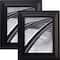 2 Pack Craig Frames Upscale Satin Black Picture Frame